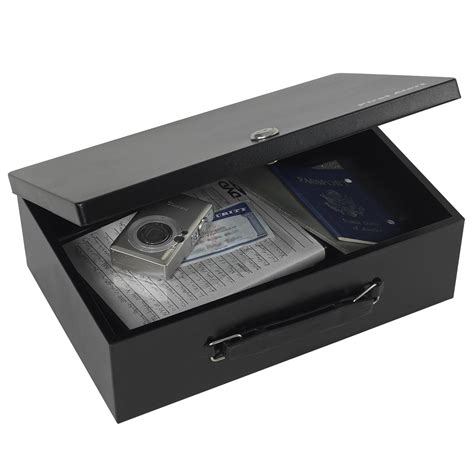 lockable metal boxes uk|lockable steel storage box.